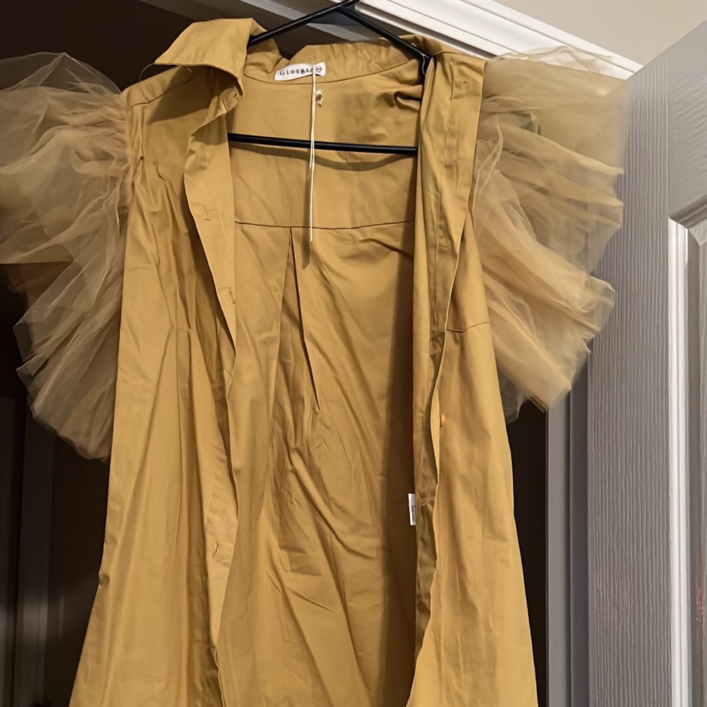 Mustard blouse